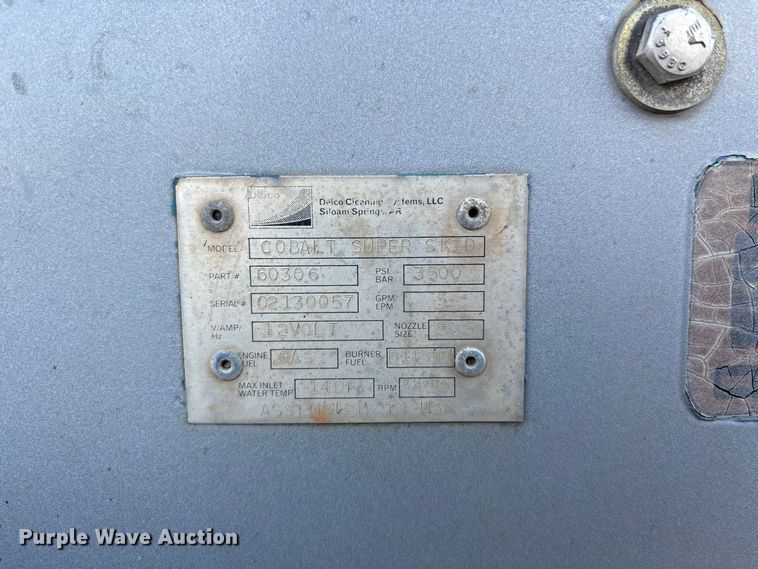 image for item FN3846 Cobalt Super Skid pressure washer