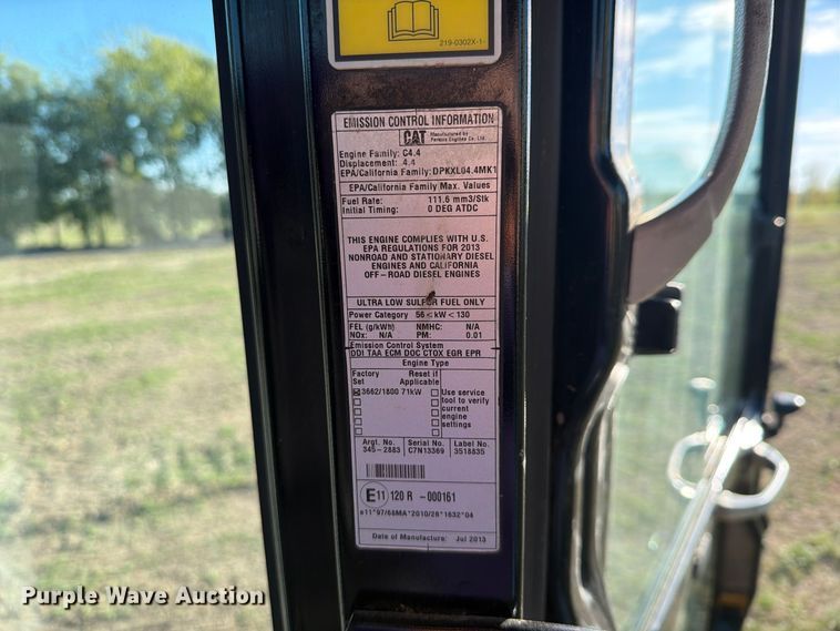 image for item FN3856 2014 Caterpillar 312EL excavator