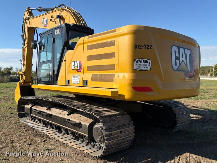 image for item FN3857 2022 Caterpillar 330 TC excavator