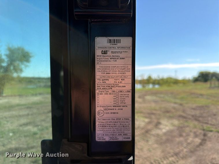 image for item FN3857 2022 Caterpillar 330 TC excavator
