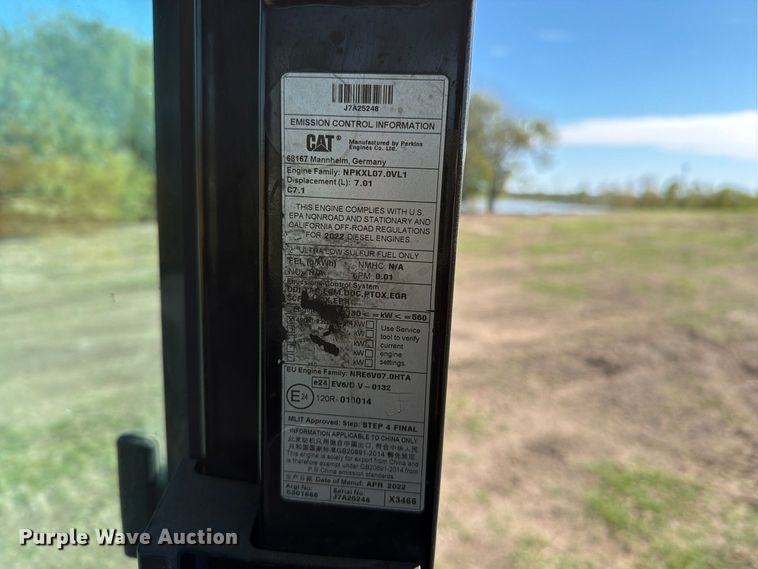 image for item FN3858 2022 Caterpillar 323 TC excavator