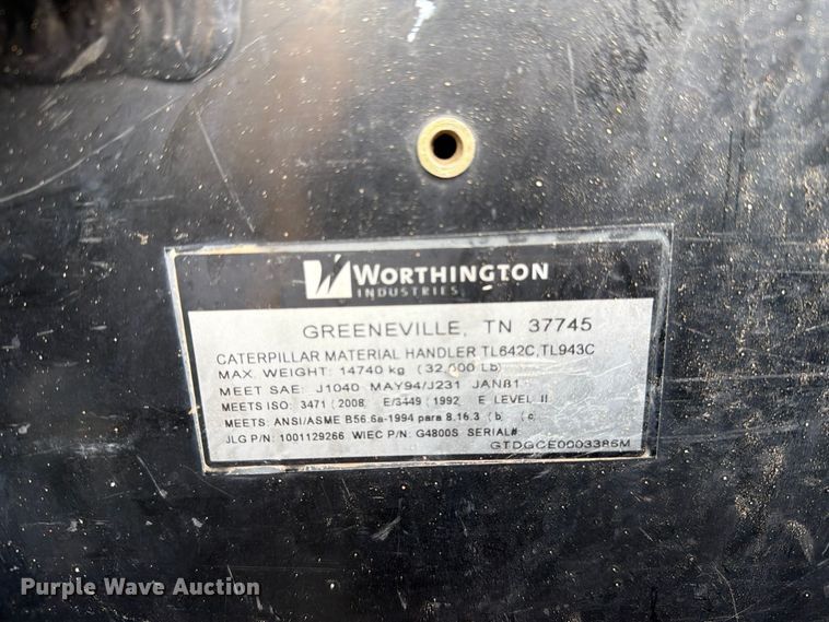 image for item FN3864 2015 Caterpillar TL943TC telehandler