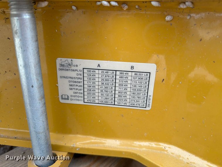 image for item FN3872 Caterpillar D6 dozer drawbar