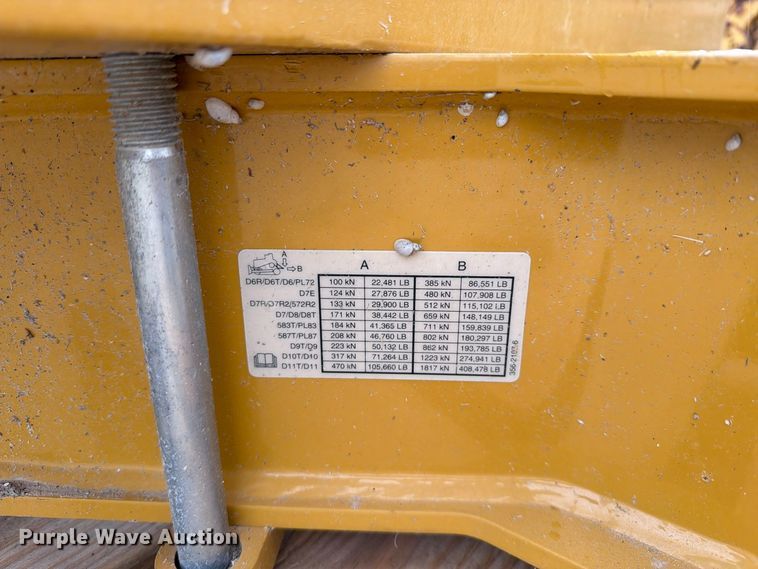 image for item FN3876 Caterpillar D6 dozer drawbar