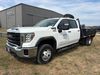2021 GMC Sierra 3500 4X4 Crew Cab flatbed pickup truck