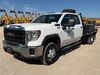 2021 GMC Sierra 3500 HD 4X4 Crew Cab flatbed pickup truck