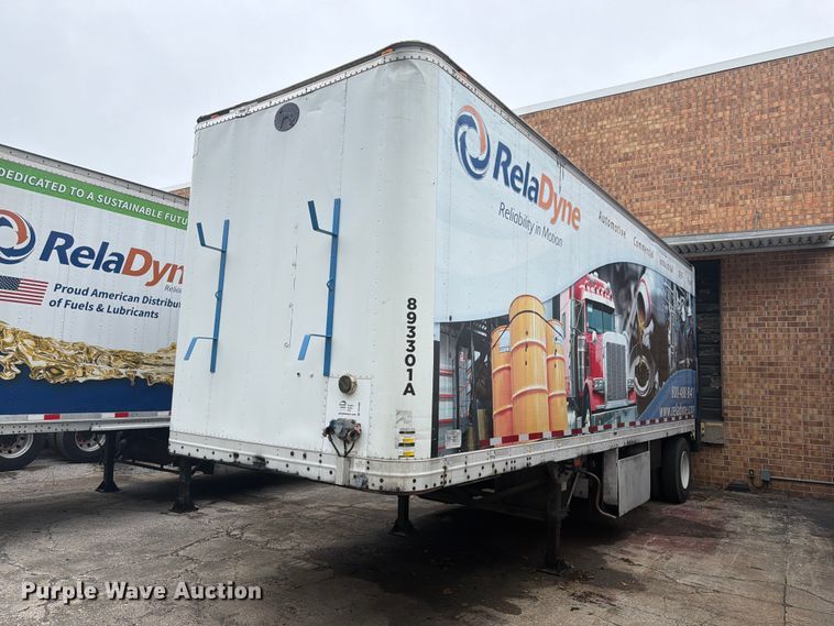1989 Great Dane V107011 dry van trailer