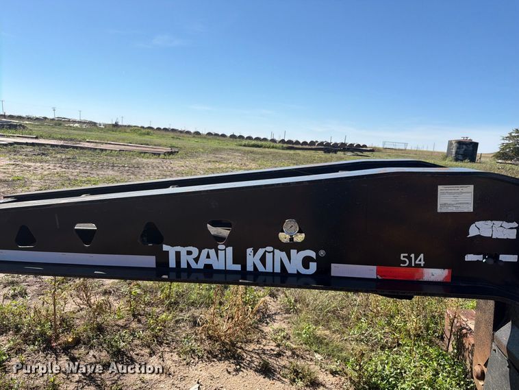 image for item EI7776 2000 Trail King TK110HDC lowboy equipment trailer