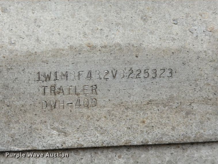 image for item EI7822 1997 Wilson grain trailer