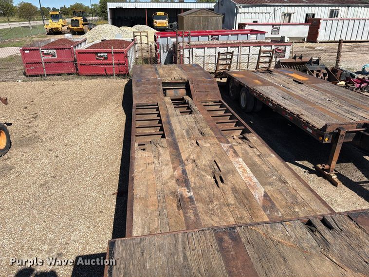image for item EP7884 2011 Neville DRPNK double drop deck equipment trailer