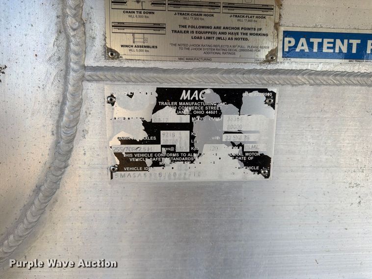 image for item ER3478 2018 Mac drop deck trailer