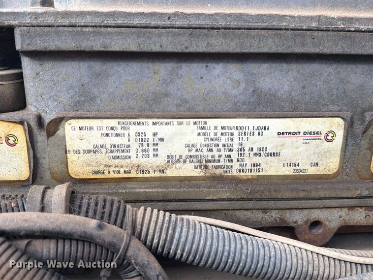 image for item EU0891 1995 Freightliner USF-1E semi truck