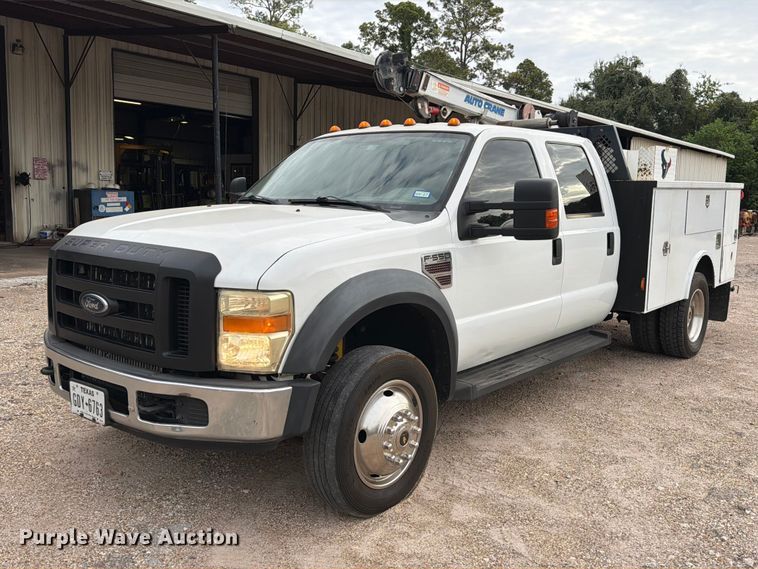 image for item EU0908 2008 Ford F550 Super Duty Crew Cab utility / service truck