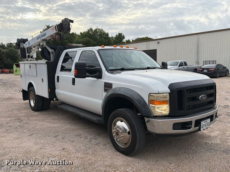 image for item EU0908 2008 Ford F550 Super Duty Crew Cab utility / service truck