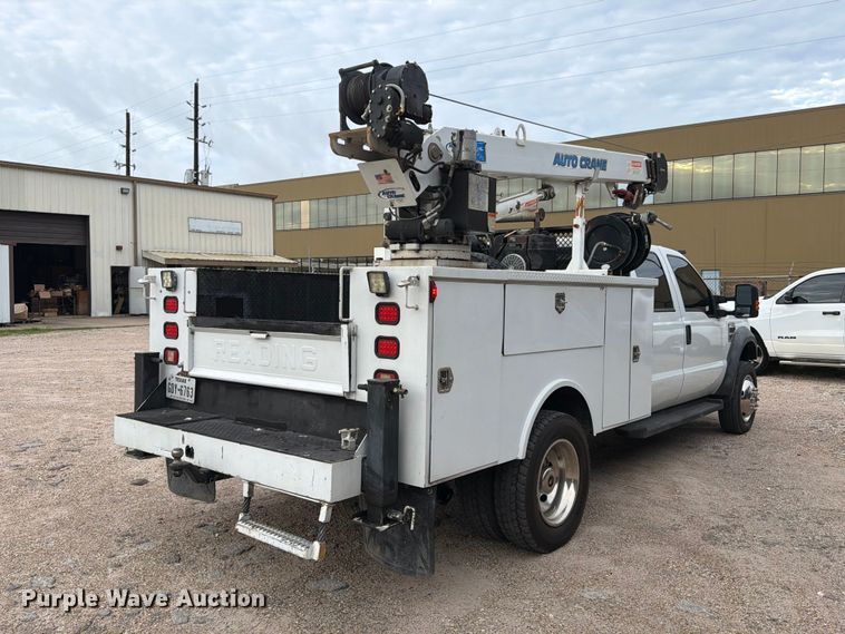image for item EU0908 2008 Ford F550 Super Duty Crew Cab utility / service truck