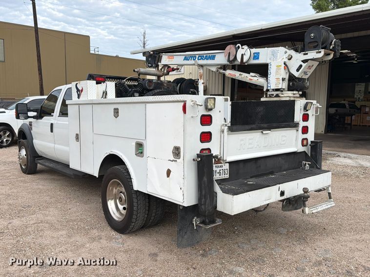 image for item EU0908 2008 Ford F550 Super Duty Crew Cab utility / service truck