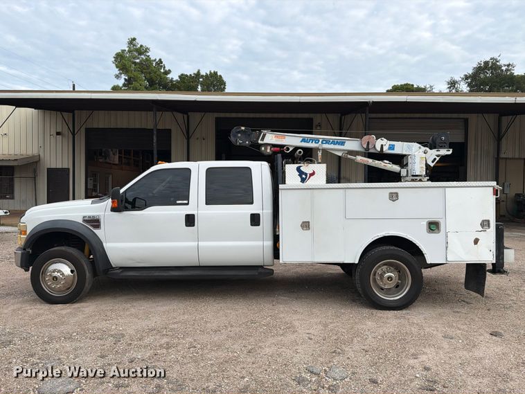 image for item EU0908 2008 Ford F550 Super Duty Crew Cab utility / service truck