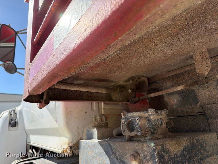 image for item EX1054 1995 Ford F800 dump truck
