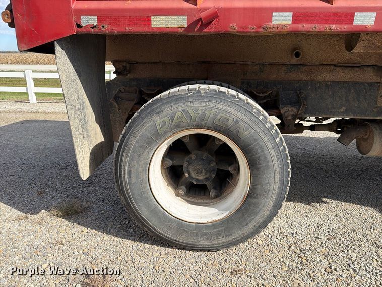 image for item EX1054 1995 Ford F800 dump truck