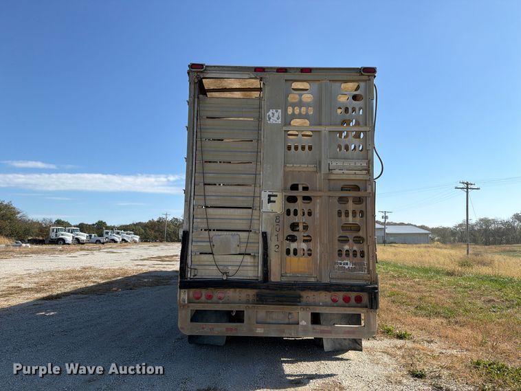 image for item EX1128 2003 Barrett Trailers, Inc. livestock trailer