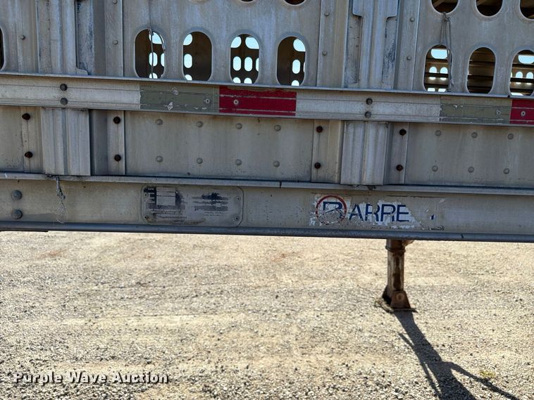 image for item EX1131 2003 Barrett Trailers, Inc. livestock trailer