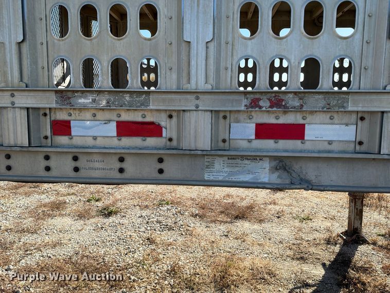 image for item EX1132 2005 Barrett Trailers, Inc. livestock trailer