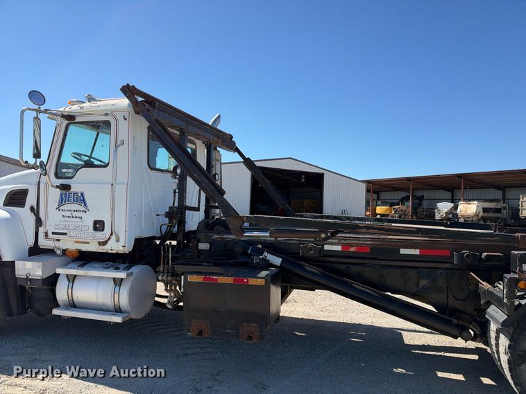 image for item EX2352 2003 Mack CV713 roll-off container truck