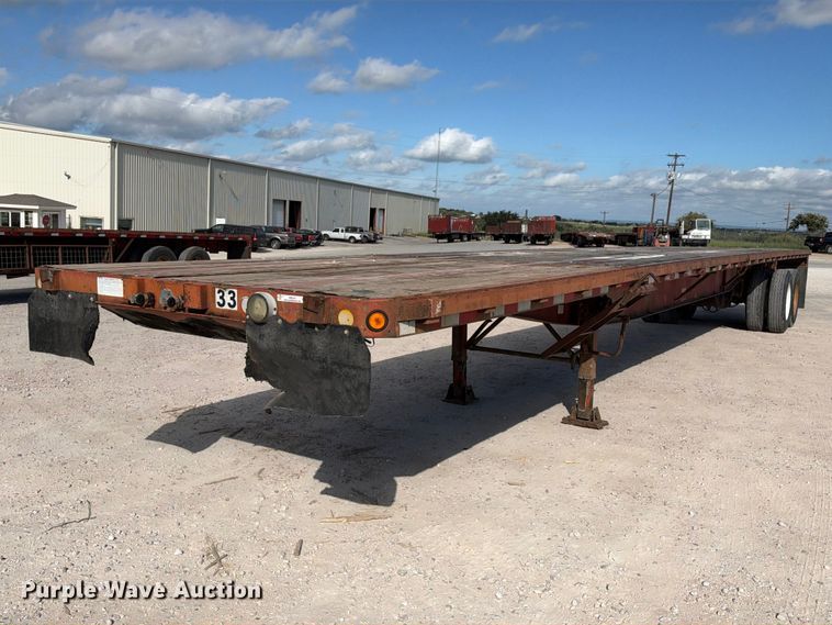 image for item FB8379 1997 Lufkin RM-ST flatbed trailer