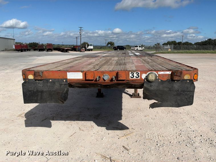 image for item FB8379 1997 Lufkin RM-ST flatbed trailer