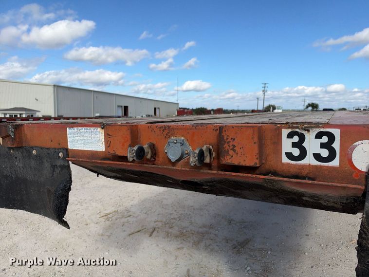 image for item FB8379 1997 Lufkin RM-ST flatbed trailer
