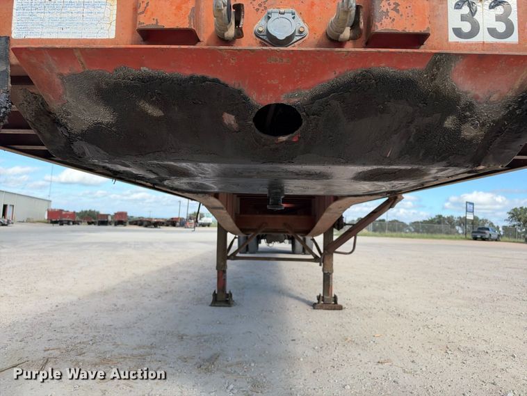 image for item FB8379 1997 Lufkin RM-ST flatbed trailer