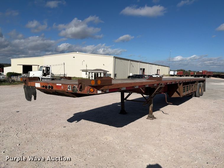 image for item FB8380 1998 Lufkin RM-ST flatbed trailer