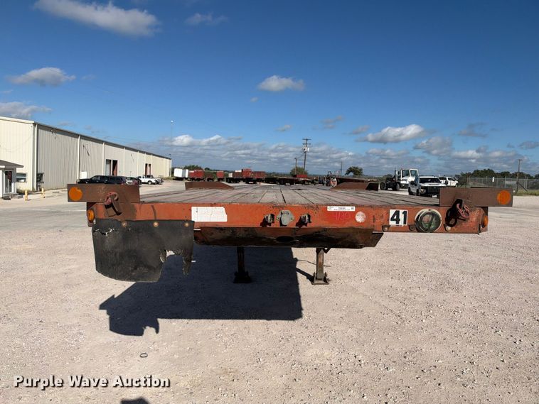 image for item FB8380 1998 Lufkin RM-ST flatbed trailer