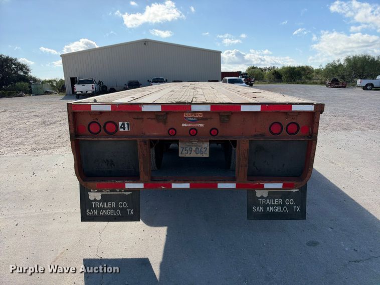 image for item FB8380 1998 Lufkin RM-ST flatbed trailer