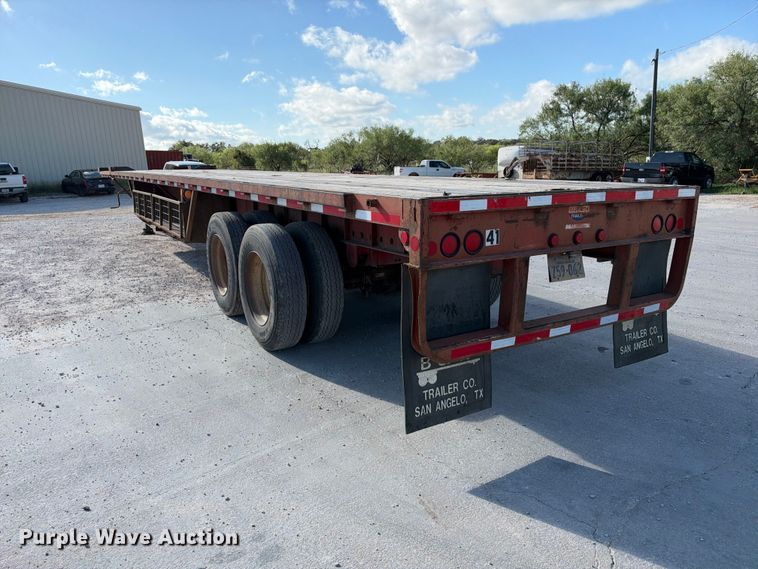 image for item FB8380 1998 Lufkin RM-ST flatbed trailer