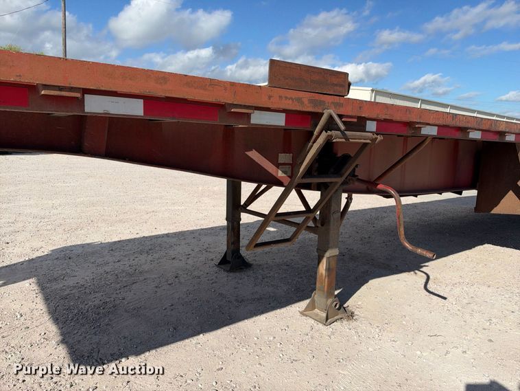 image for item FB8380 1998 Lufkin RM-ST flatbed trailer