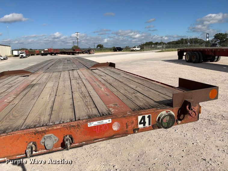 image for item FB8380 1998 Lufkin RM-ST flatbed trailer