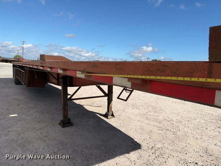 image for item FB8380 1998 Lufkin RM-ST flatbed trailer