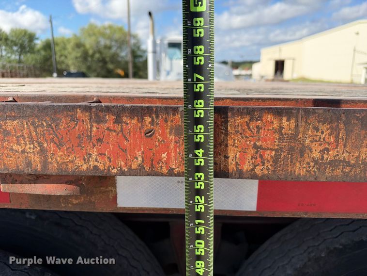 image for item FB8380 1998 Lufkin RM-ST flatbed trailer