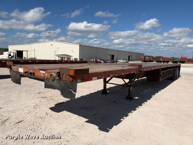 image for item FB8381 1998 Lufkin RM-ST flatbed trailer
