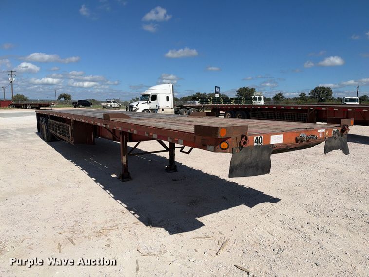image for item FB8381 1998 Lufkin RM-ST flatbed trailer