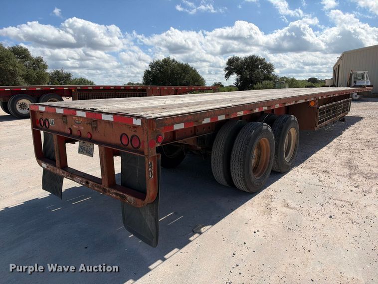image for item FB8381 1998 Lufkin RM-ST flatbed trailer