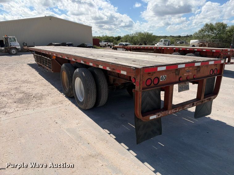 image for item FB8381 1998 Lufkin RM-ST flatbed trailer