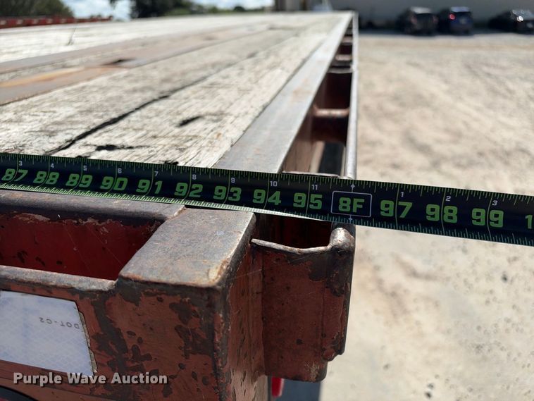 image for item FB8381 1998 Lufkin RM-ST flatbed trailer