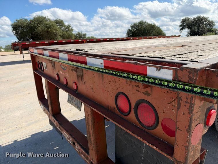 image for item FB8381 1998 Lufkin RM-ST flatbed trailer