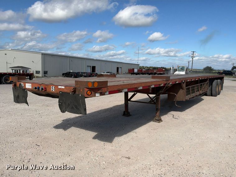 image for item FB8382 1998 Lufkin RM-ST flatbed trailer