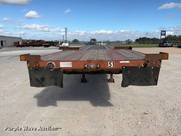 image for item FB8382 1998 Lufkin RM-ST flatbed trailer