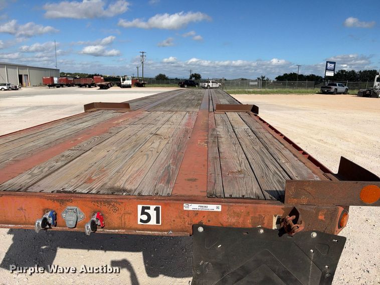 image for item FB8382 1998 Lufkin RM-ST flatbed trailer