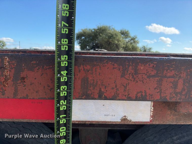 image for item FB8382 1998 Lufkin RM-ST flatbed trailer