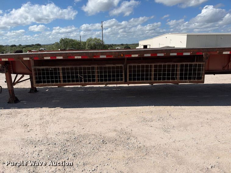 image for item FB8383 1998 Lufkin RM-ST flatbed trailer